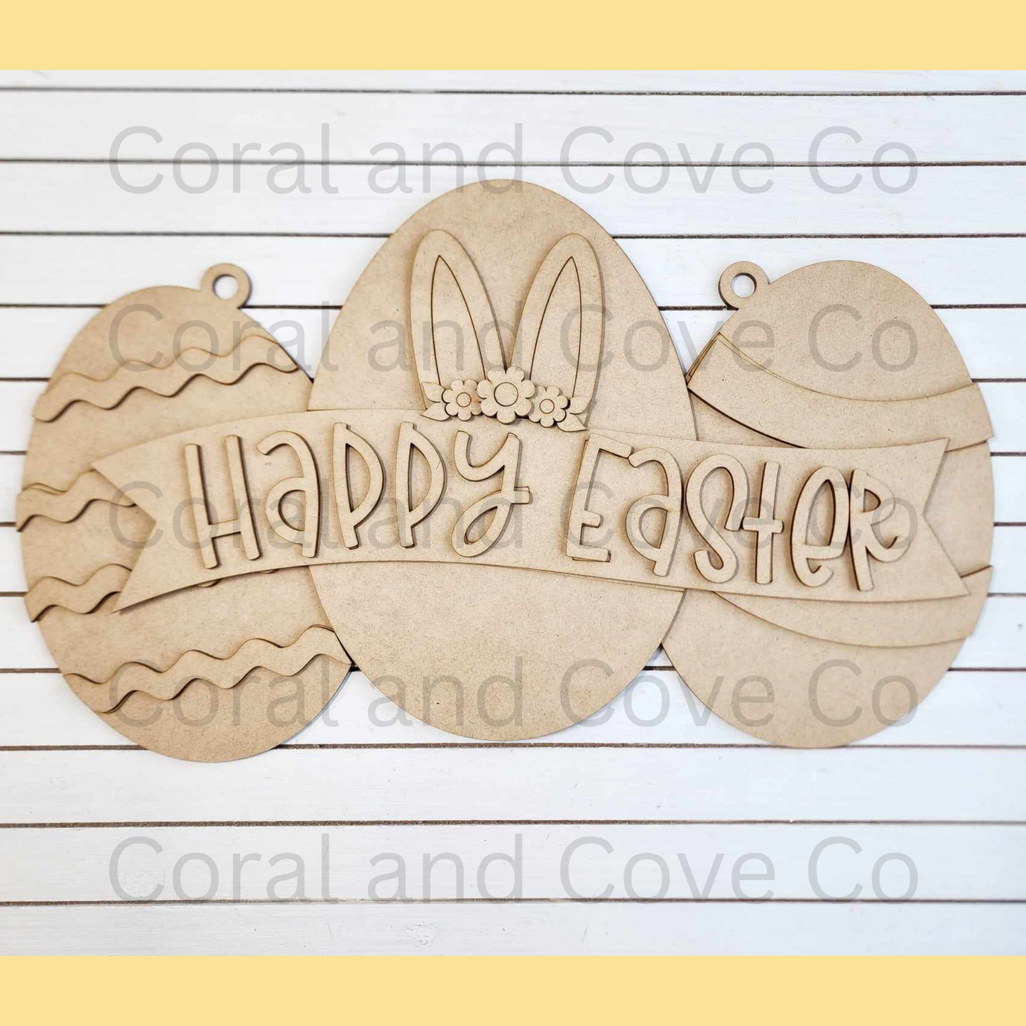 Easter Egg Door Hanger Blank Kit