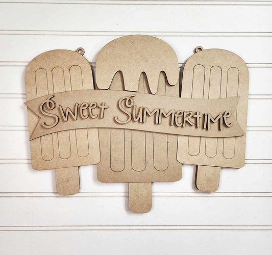 Sweet Summer Time Door Hanger