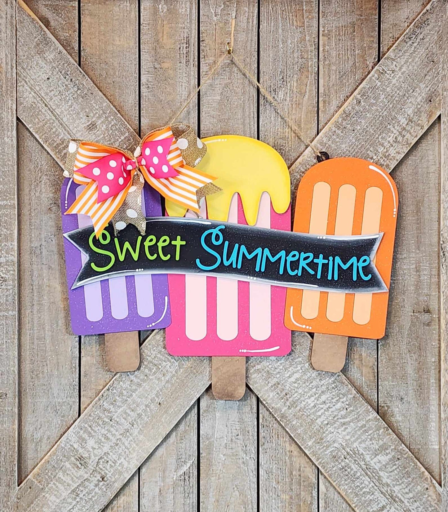 Sweet Summer Time Door Hanger