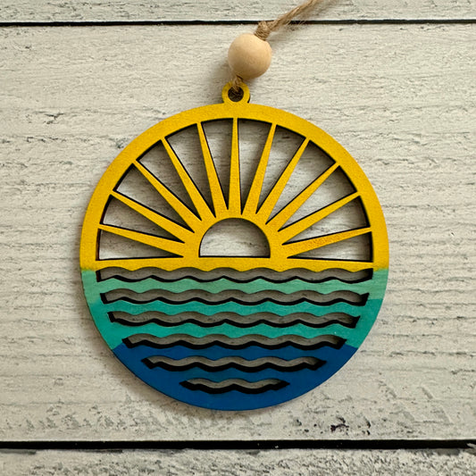 Sun and Waves Ornament Paint Kit