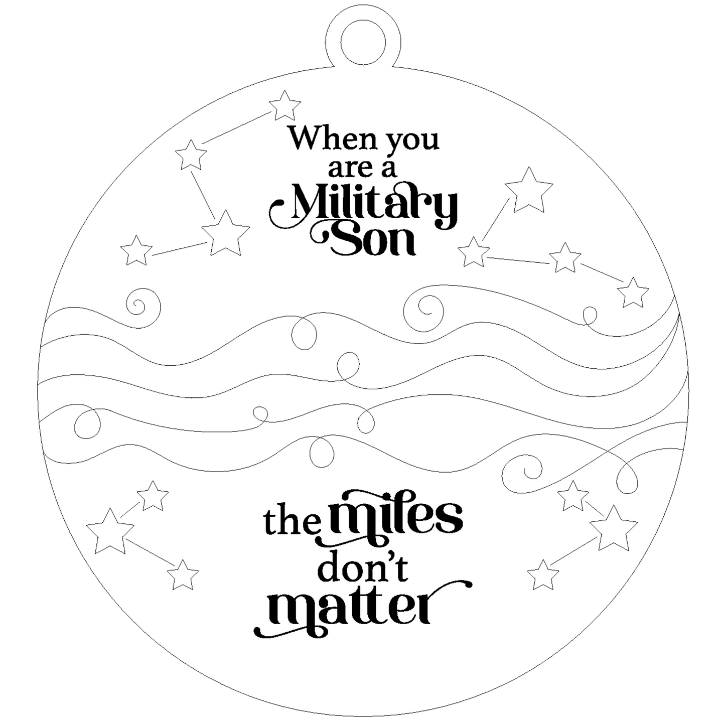 Togetherness Military Ornament/Car Charm Collection