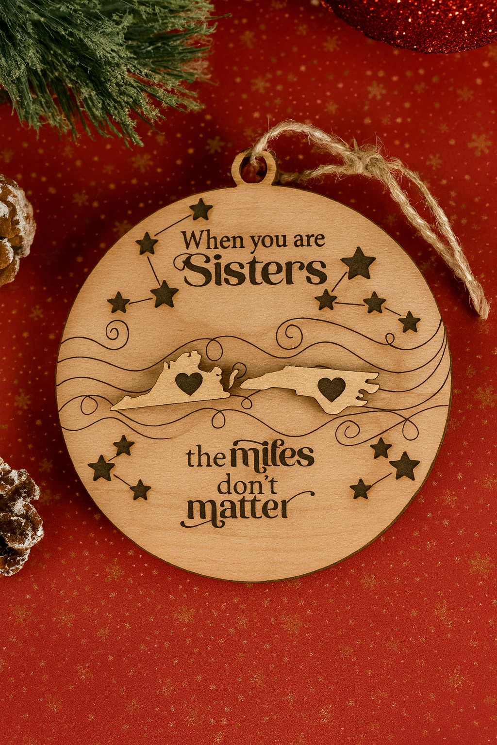 Togetherness Sisters, Family or Friends Ornament/Car Charm