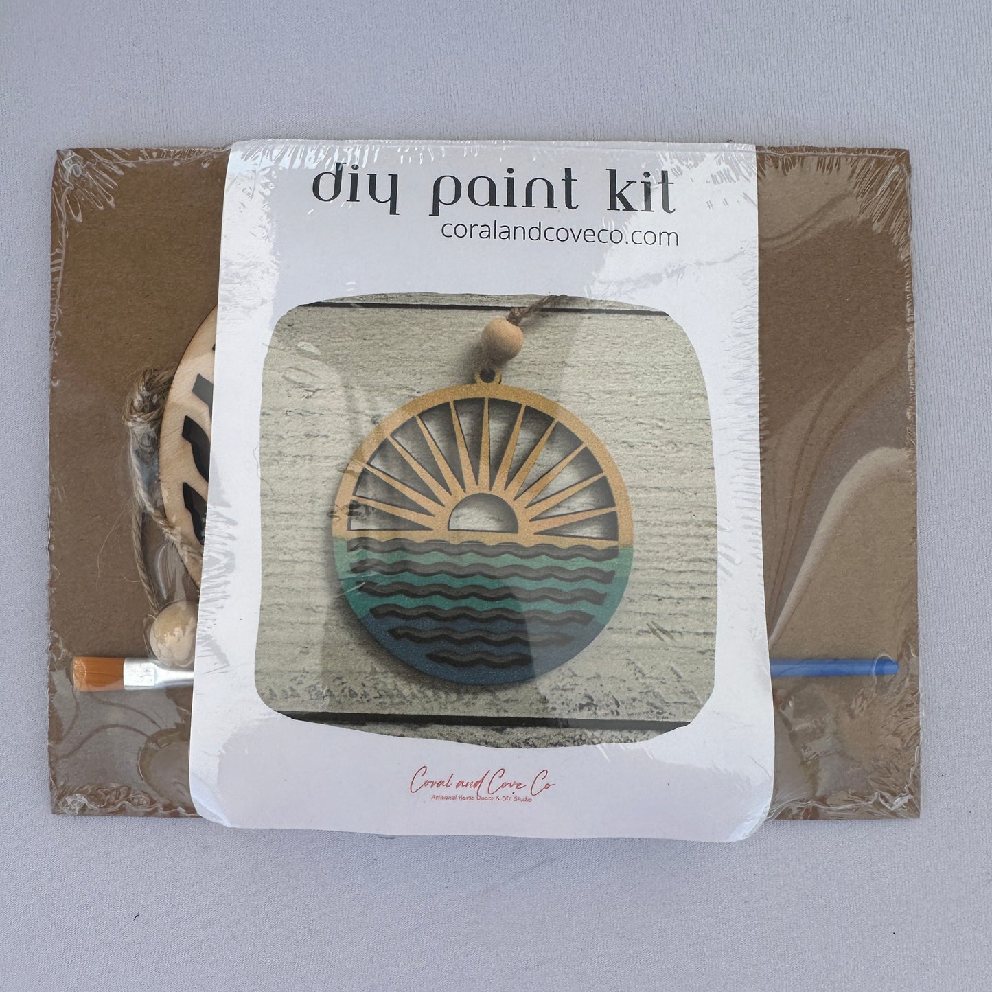 Sun and Waves Ornament Paint Kit