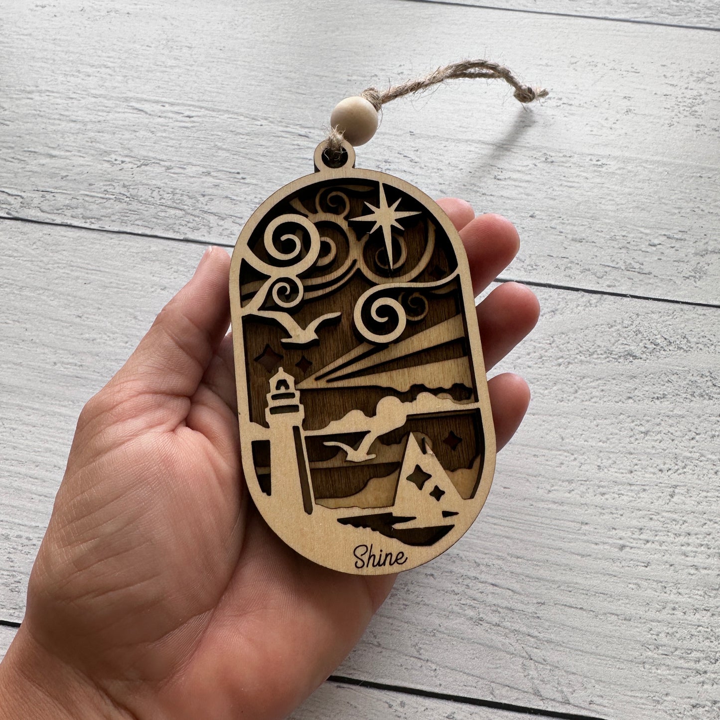 3D Lighthouse Ornament