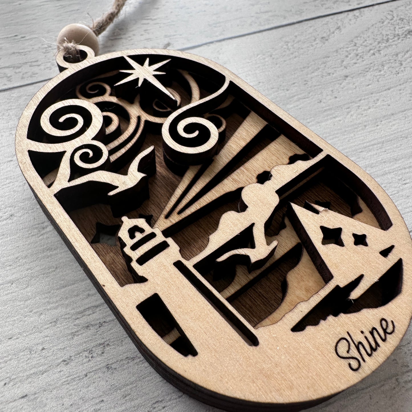 3D Lighthouse Ornament