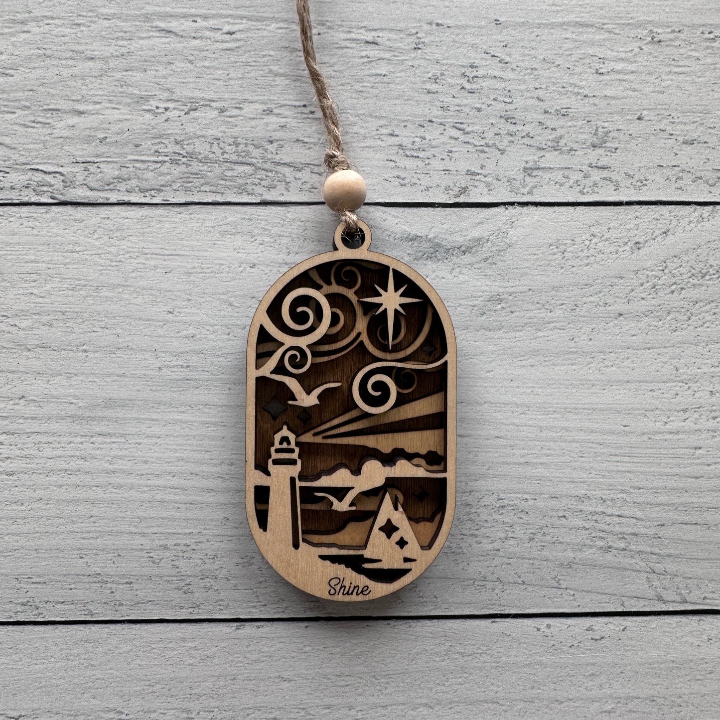3D Lighthouse Ornament