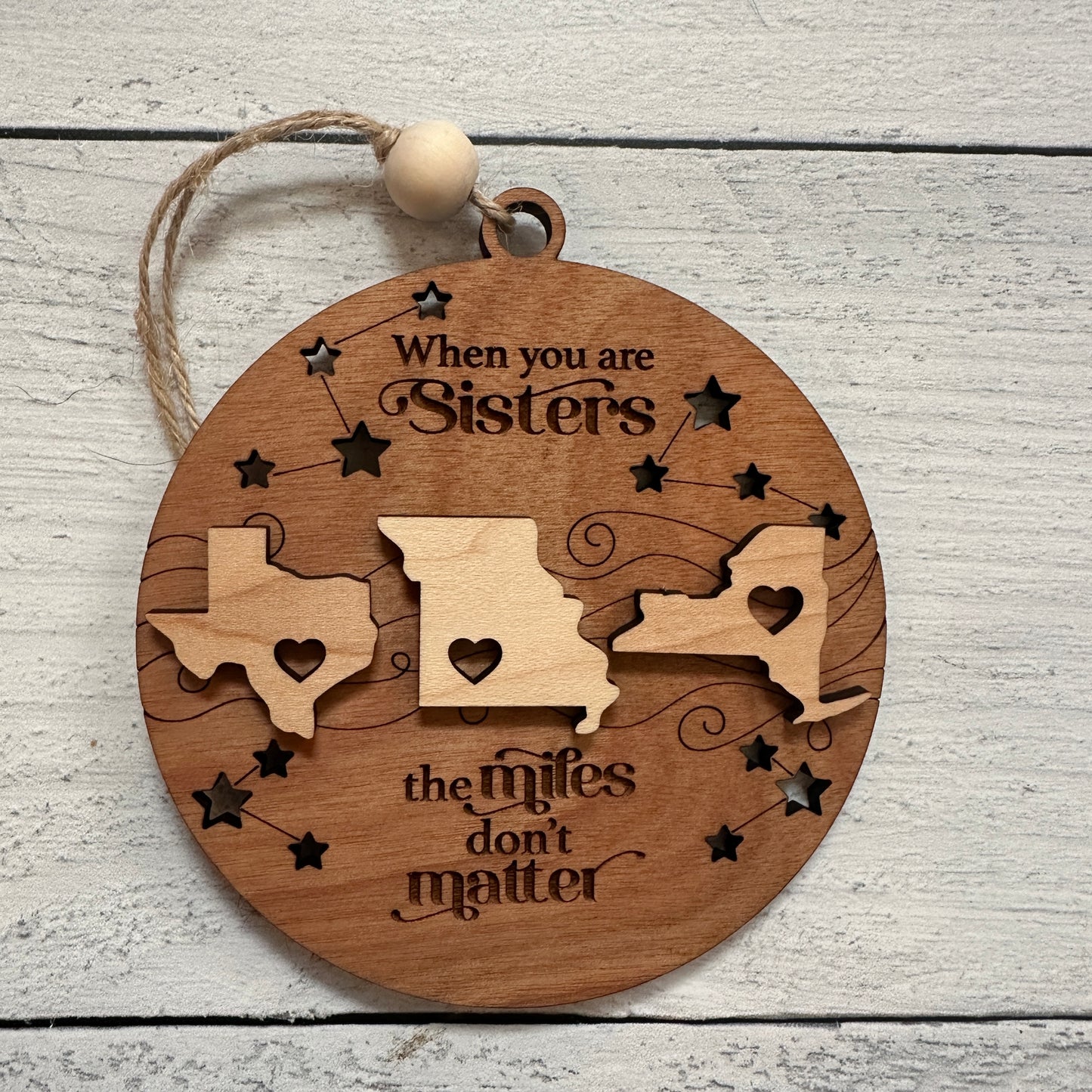 Togetherness Collection - Sisters, Family or Friends Ornament/Car Charm