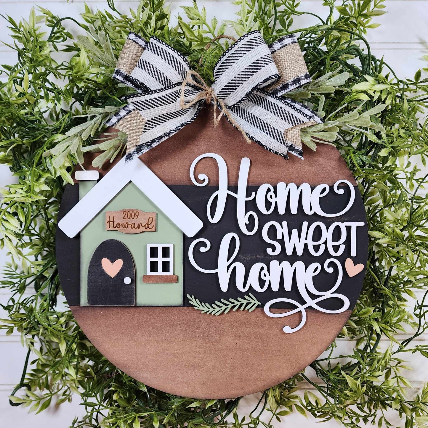 Home Sweet Home Door Hanger DIY Wood Blanks Kit