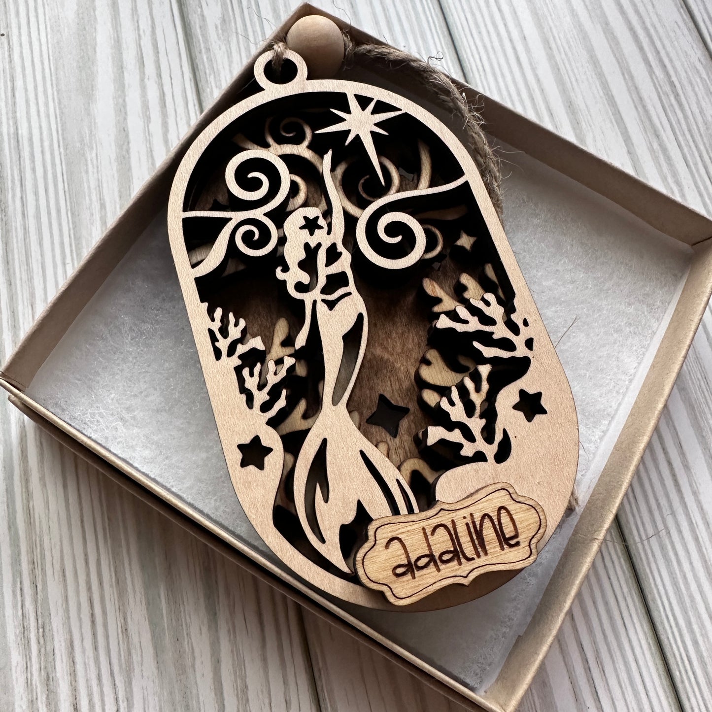 3D Mermaid Ornament