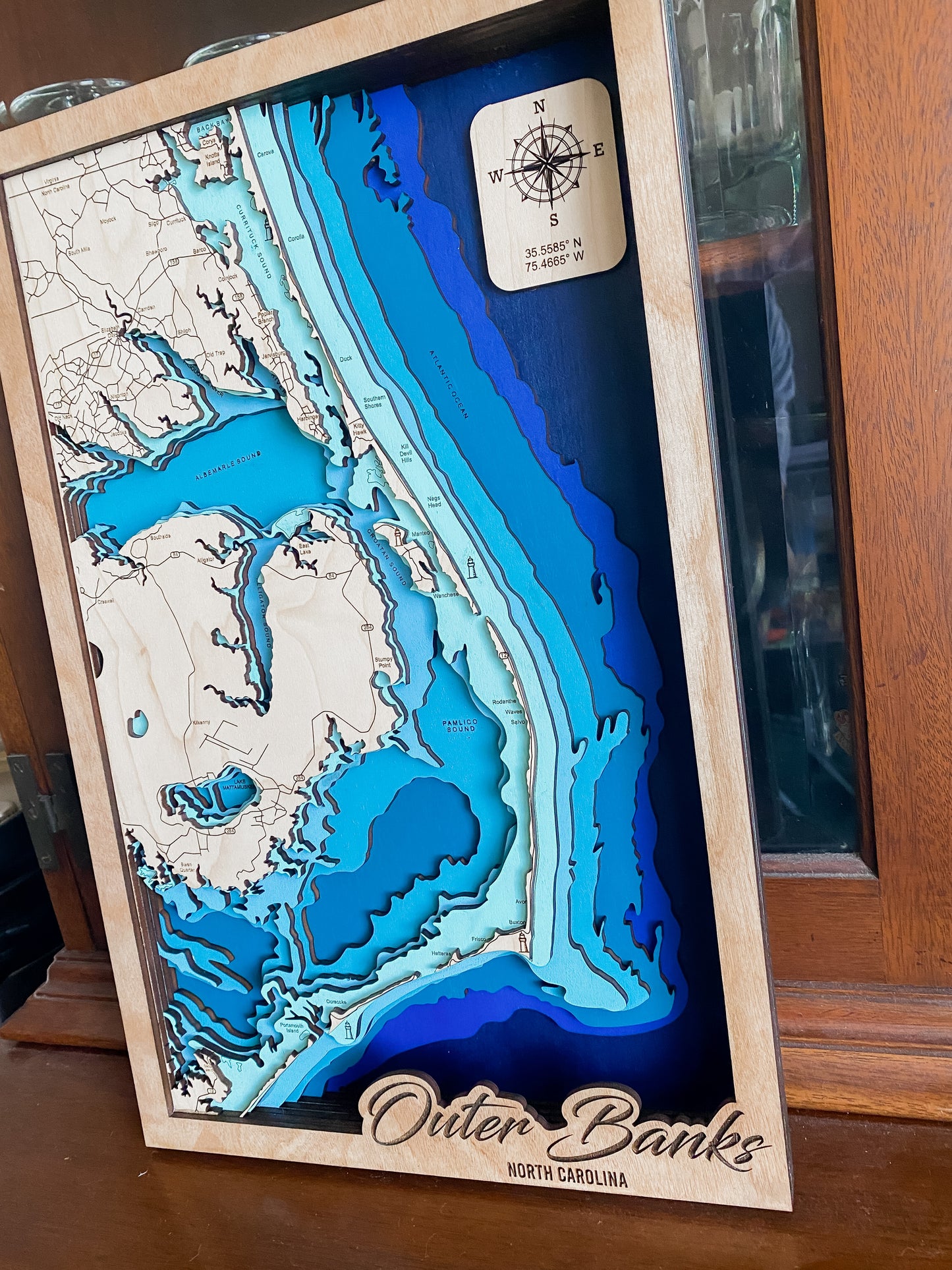 Outer Banks Relief Map