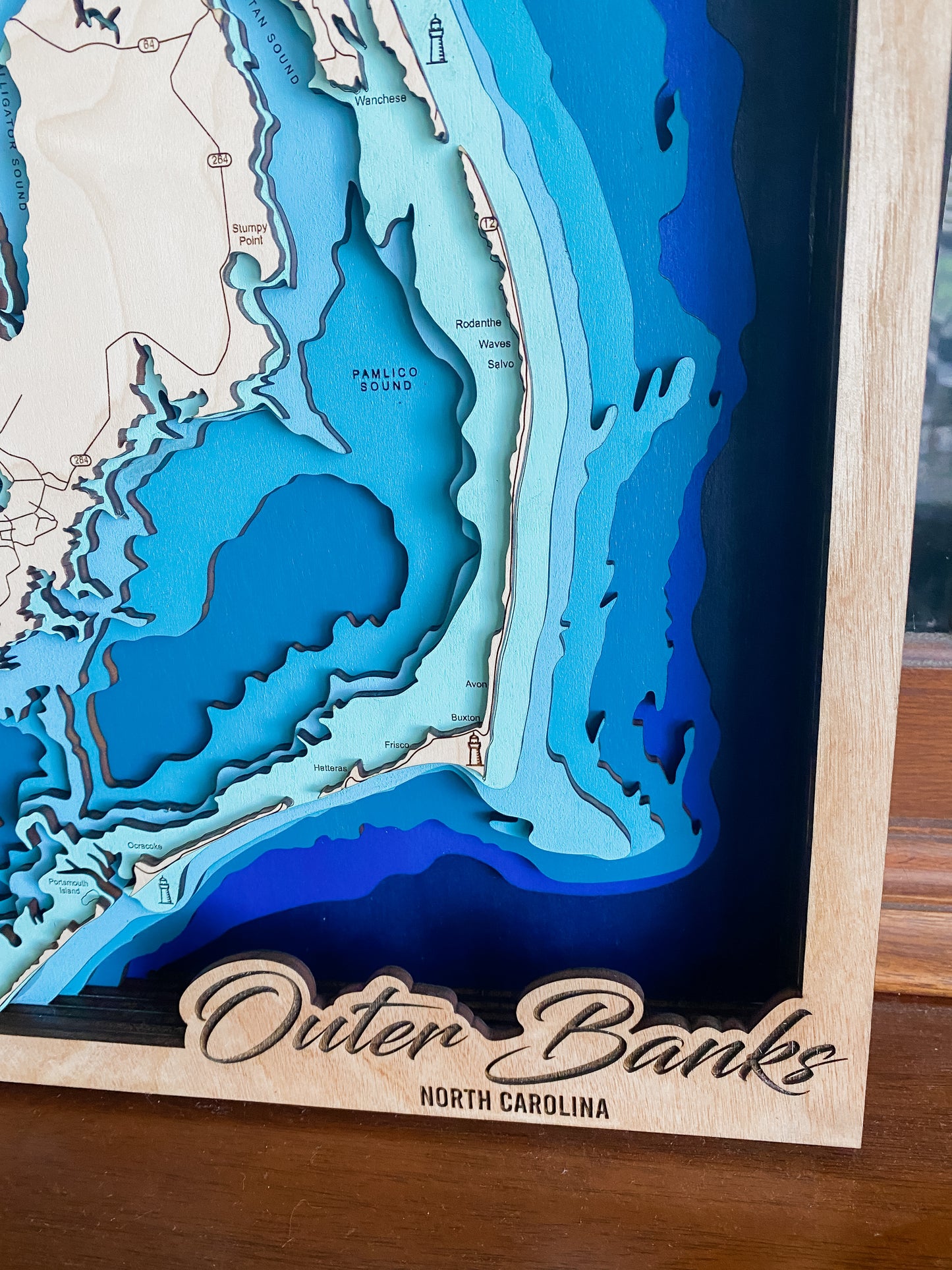 Outer Banks Relief Map