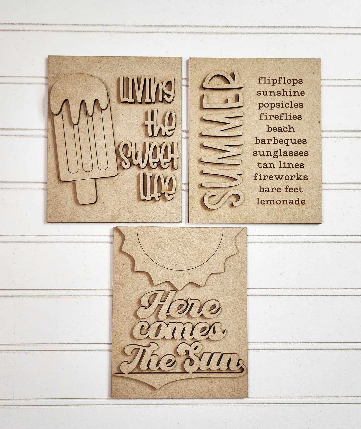 Summer Sign Trio Kit