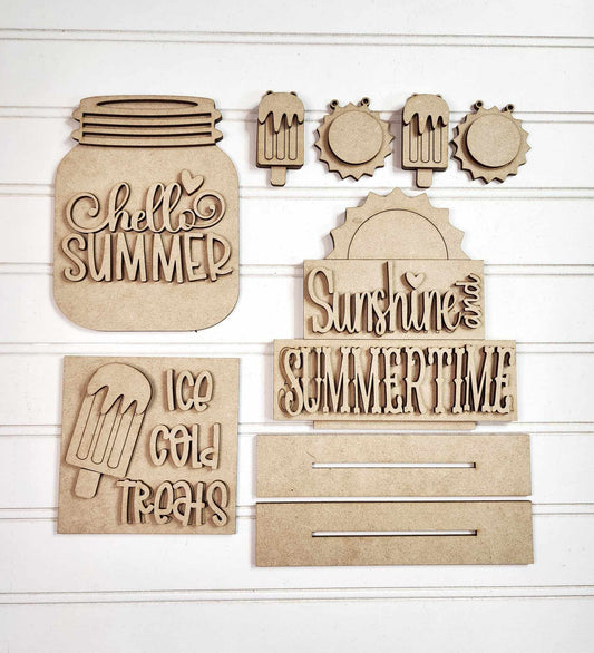 Summer Tiered Tray Kit