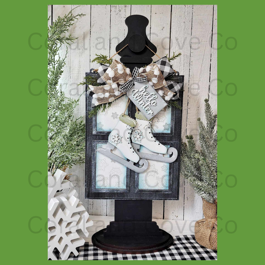 DIY Hello Winter Window Hanger Kit