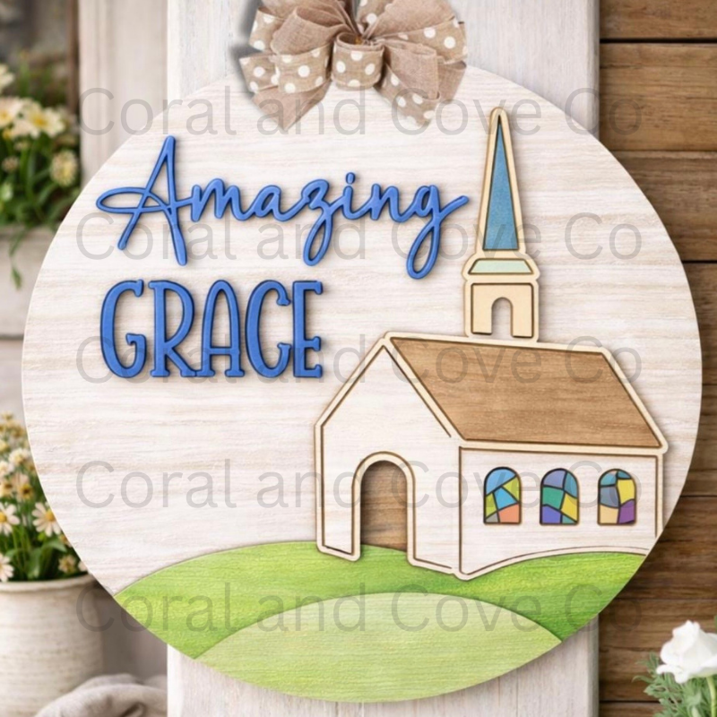 Amazing Grace Door Hanger Craft Kit