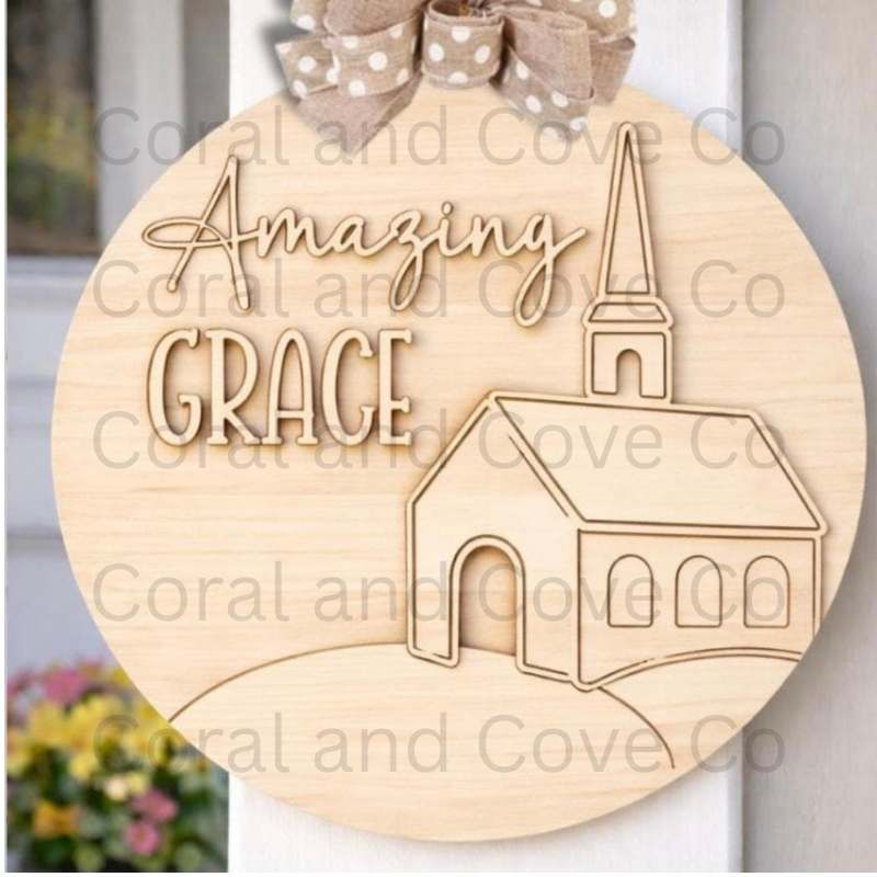 Amazing Grace Door Hanger Craft Kit