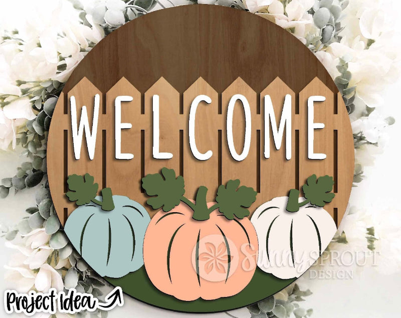Fall Pumpkin DIY Wood Blank Kit – Beginner Friendly Fall DIY Decor