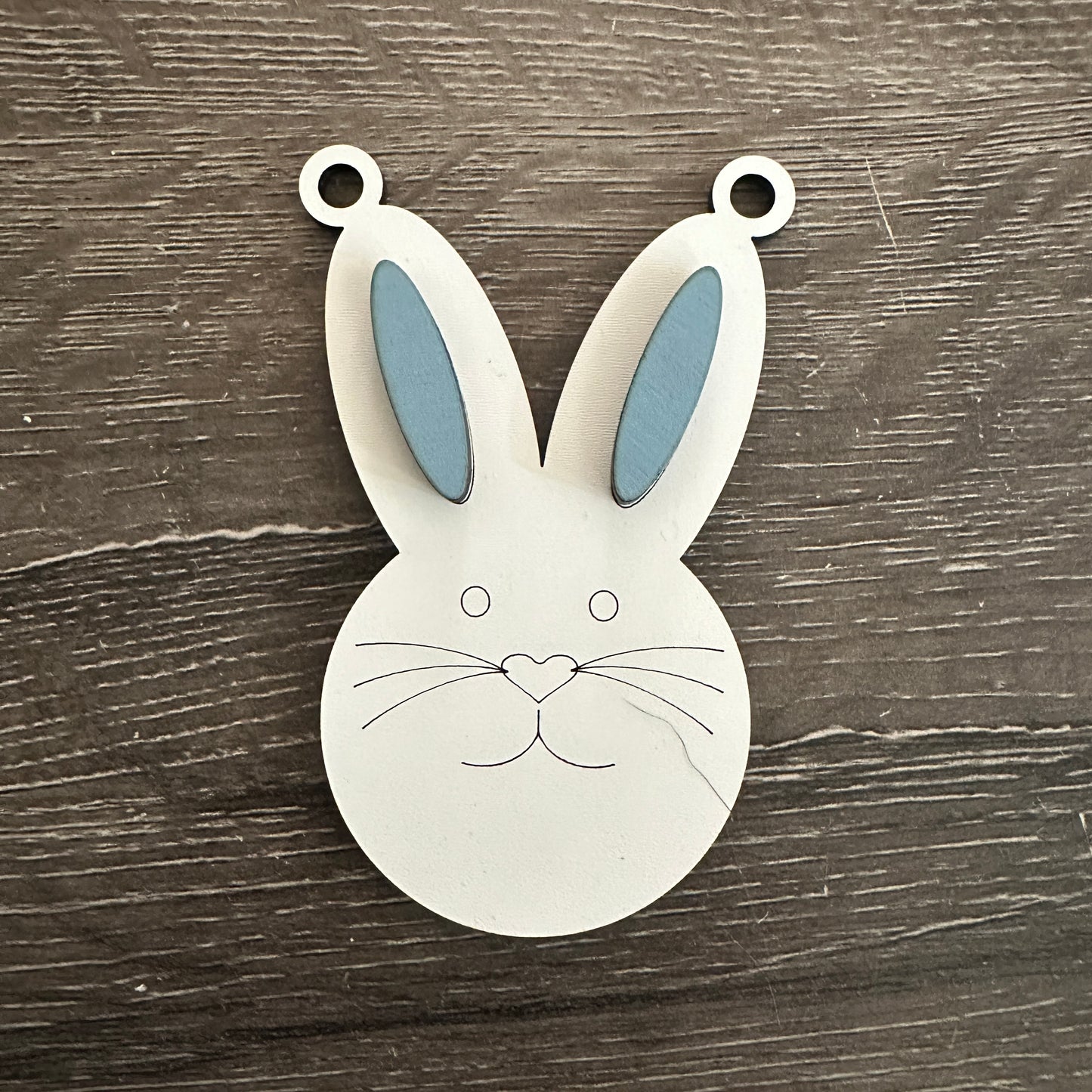 Personalized Bunny Boy Tag