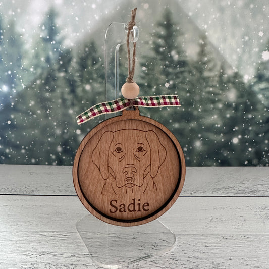 Personalized Dog Ornament