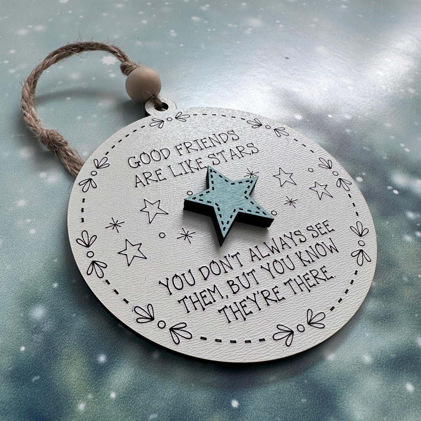 Good Friends Star Ornament
