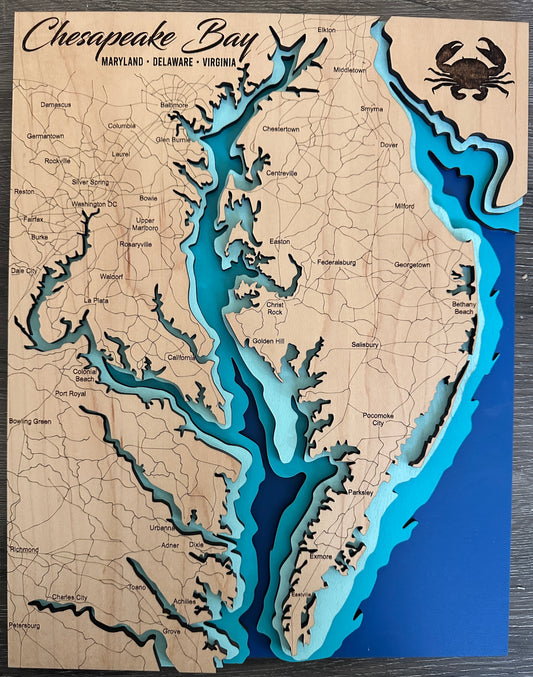 Chesapeake Bay Map