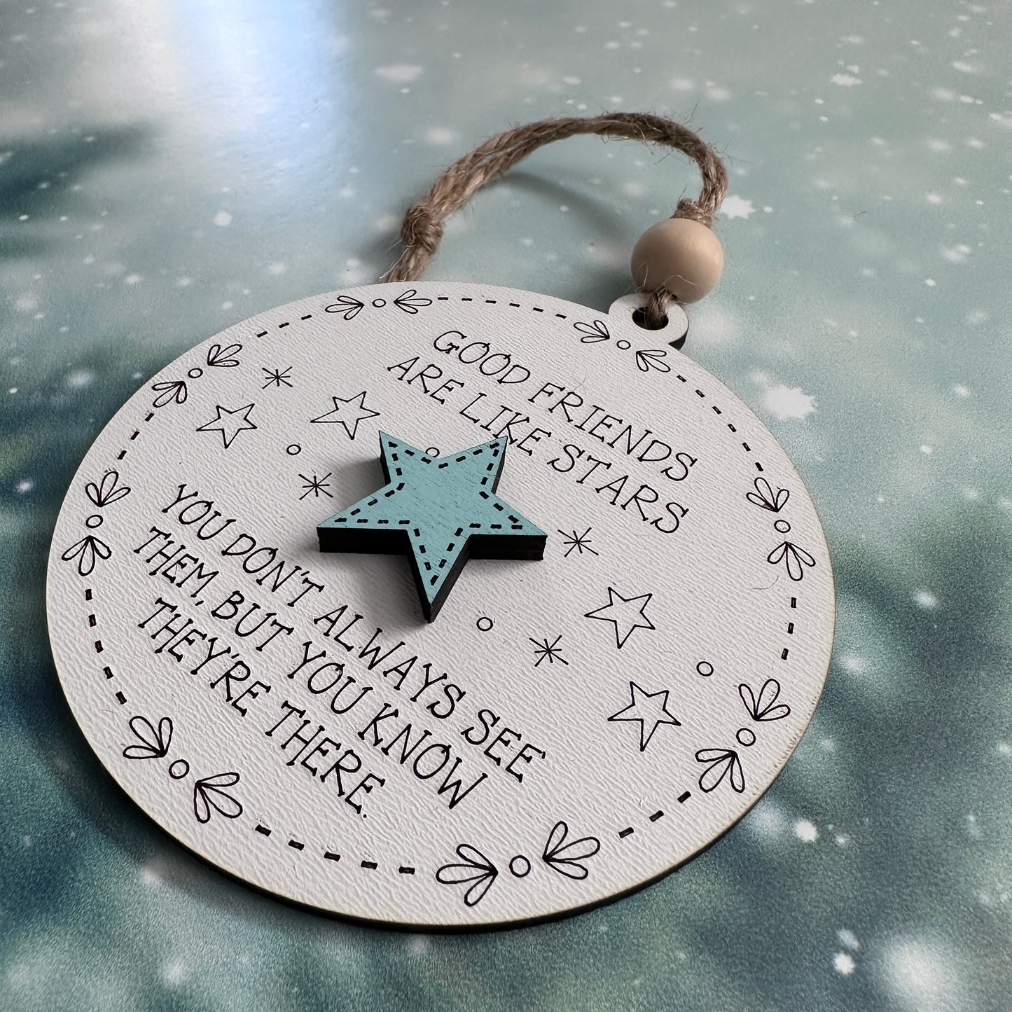 Good Friends Star Ornament