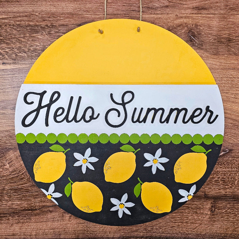 HelloSummer Door Hanger Craft Kit