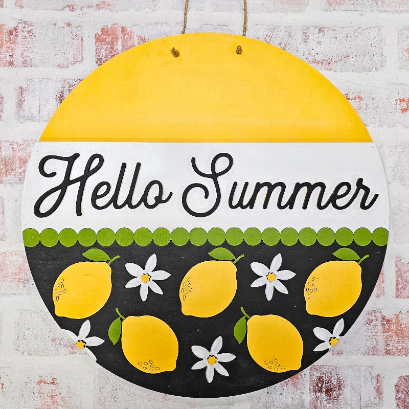 HelloSummer Door Hanger Craft Kit