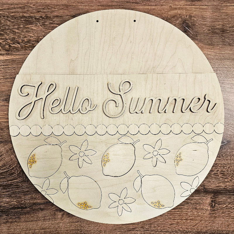 HelloSummer Door Hanger DIY Craft Kit