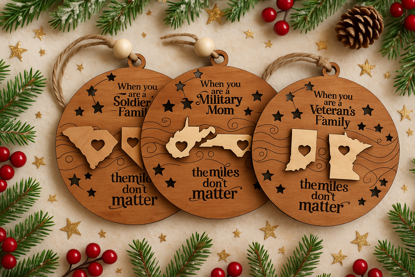 Togetherness Military Ornament/Car Charm Collection