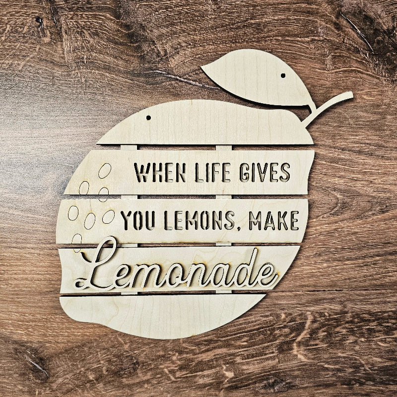 When Life Gives You Lemons Wall Hanger Craft Kit