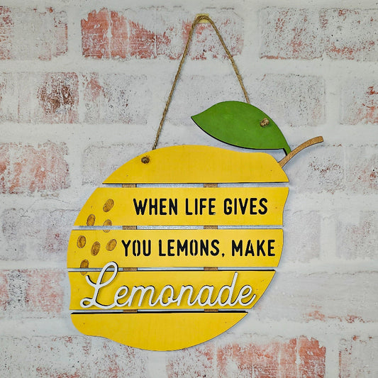 When Life Gives You Lemons Wall Hanger DIY Craft Kit